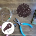 thumbnail image 5 of 50Pcs Heavy-Duty Glass Retainer Clips Kit Mirror Mounting Clips Glass Retainer Clips Cabinet Class Fixation Clips Screws Included, 5 of 8