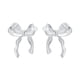 thumbnail image 1 of Pendientes de lazo para mujer, pendientes ligeros creativos para viajes, vacaciones en la calle Plata, 1 of 8