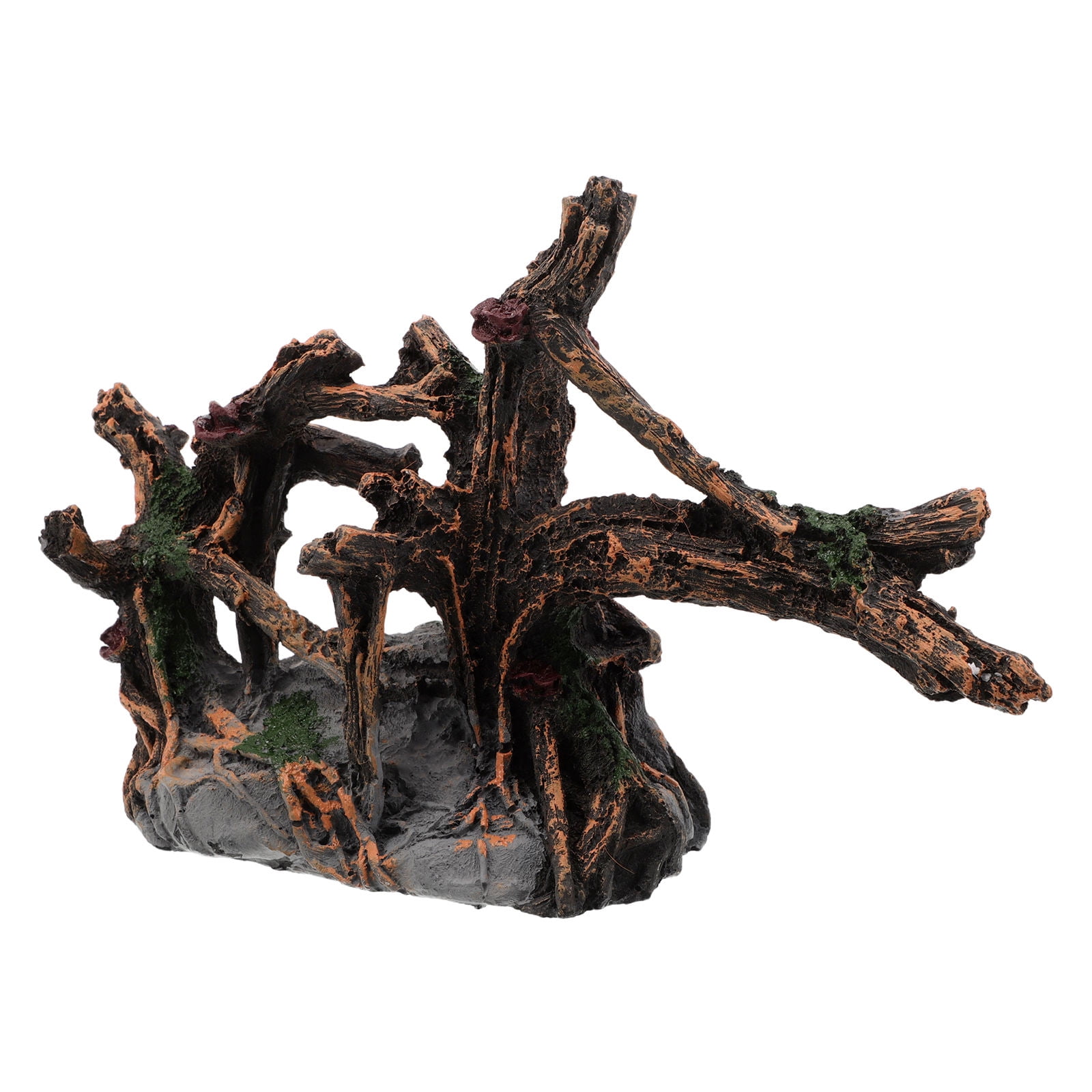 CTIRCHIU Aquarium Resin Hollow Tree Trunk Driftwood Ornament for Fish Tanks