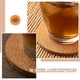 thumbnail image 2 of 12 Piezas Redondas de 6 Pulgadas de Corcho Absorbente Posavasos de Madera de 0,3 Pulgadas de Espesor de Corcho Posavasos de Plantas para el Hogar, Bebidas Mesa de Café Comedor, 2 of 6