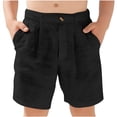 thumbnail image 2 of FYDUU Boys School Uniform Shorts Summer Lightweight Casual Shorts with Pockets Back To School Clottes for Kids Stylish Breathable Bottoms Versatile Pants 12-13 Years, 2 of 7
