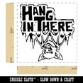 thumbnail image 2 of Hang in There Bat Self-Inking Rubber Stamp Ink Stamper - Green Ink - Small 1 Inch, 2 of 7