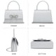thumbnail image 3 of Bolso de noche Dasein para mujer, bolso de fiesta, monederos de boda, plateados, 3 of 6