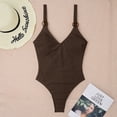 thumbnail image 3 of Mujeres Bikini Trajes de Baño Correas Traje de Baño de Color Sólido Versión Grasa, Traje de Baño de Cintura Alta Sexy para Mujeres, 3 of 5