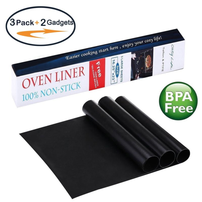 3X Pack Large Silicone Baking Mat Non Stick Heat Resistant Liner Oven Sheet Mats 