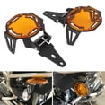 thumbnail image 2 of Fydun Lámpara antiniebla para Motocicleta, Protector de luz, Cubierta Protectora de Aluminio, Protector de lámpara LED, Apto para R1200GS / R1250GS Adventure LC (par)(Naranja) Ecomeon no, 2 of 5