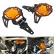 thumbnail image 2 of Fydun Lámpara antiniebla para Motocicleta, Protector de luz, Cubierta Protectora de Aluminio, Protector de lámpara LED, Apto para R1200GS / R1250GS Adventure LC par)Naranja) Khall 1.61121E+12, 2 of 6