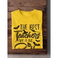 thumbnail image 3 of Teachers Are A Bit Batty T-Shirt Men -Image by Shutterstock, Male 5X-Large, 3 of 4