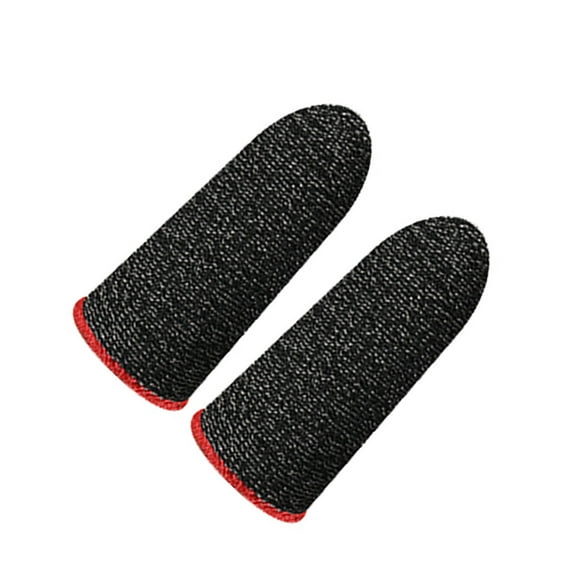 kurtrusly Finger Thumb Sleeves Sweat Proof Touch Screen Breathable Comfortable Mobile Game Controllers Anti-fingerprint Gaming Accessory