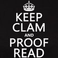 thumbnail image 3 of CafePress - Keep Calm And Proof Read (Clam) T Shirt - Women's Traditional Fit Dark T-Shirt, 3 of 4