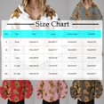 thumbnail image 3 of Women's Teddy Bear Coat Printed Double-layer Plush Pullover Fleece Hoodie, Casual Loose Pocket Long-sleeve Sweatshirt for Cozy Winter Wear,Red,M, 3 of 6