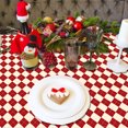 thumbnail image 3 of sruoe Tablecloth, Christmas Tablecloth, Machine Washable Foldable Red Rectangle Tablecloths, Table Cloth for Dining, Home, Party Decor, Cloth, 3 of 5