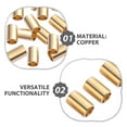thumbnail image 3 of GARVALON Elegant Design 70Pcs Copper End Beads For Professionals Crafting, 3 of 8