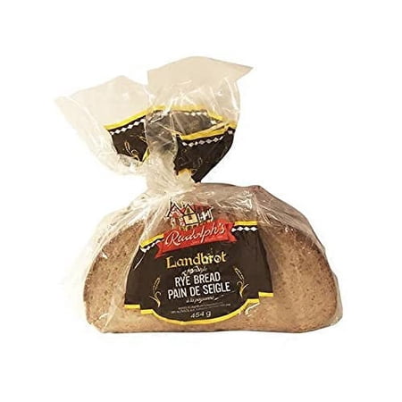 Rudolph's Bakeries Landbrot Sourdough Bread - Old-World Brick Oven Baked Farmer's Rye Sourdough - Imported from Canada - Authentic German Country-Style Loaf