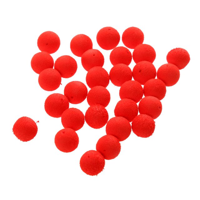 Señuelo de pesca flotante 10 mm / 12 mm de alimentador de sabor Cebos de artificial Sabor de fresa Amarillo / Rojo Baoblaze Flotante atraer a la pesca