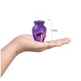 thumbnail image 3 of Elephant Mini Funeral Urn For Adult For Man - Little Urn For Male Set Of 4 - Lavender Keepsake Cremation Urns For Human Ashes For Mom - Purple Urns For Human Ashes Adult Woman, 1 Large (10&3) Inch, 3 of 7