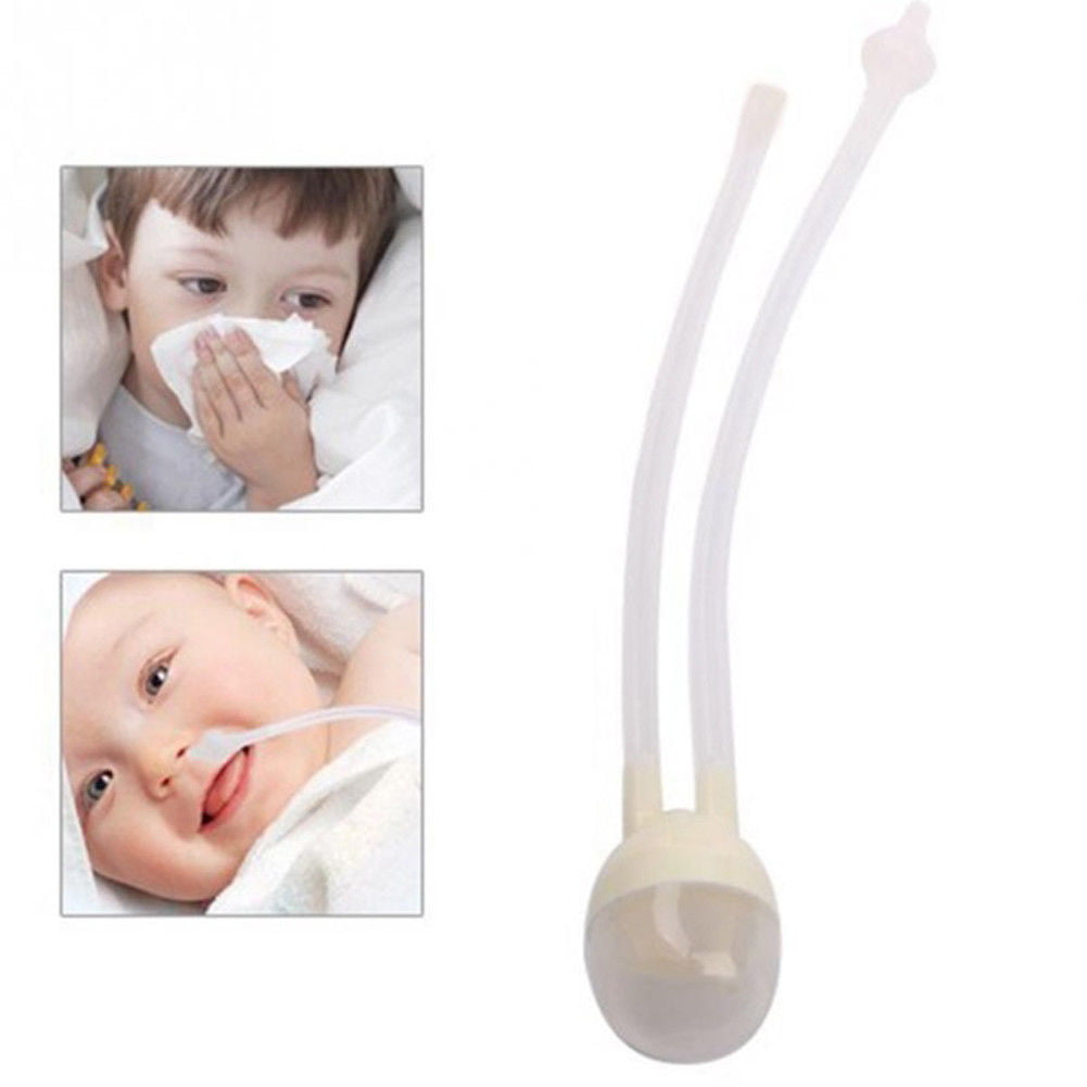 Baby Safe Nose Cleaner Vacuum Suction Nasal Mucus Runny  Aspirator Inhale  X 