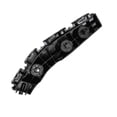 thumbnail image 2 of Left/Right Front Bumper Bracket Support for Jeep Compass 2011 2012 2013 2014 2015 2016 2017 5182597AB/5182596AB, 2 of 6