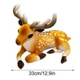 thumbnail image 3 of Deer Plush Toy 13 inch Deer Stuffed Animal Cute Deer Doll Soft Pillow Cuddle Toy for Girls Boys Birthday Christmas Easter Valentines Day Gift Home Bedroom Decor Animal Toy D, 3 of 7