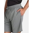 thumbnail image 4 of Athletic Works Men's and Big Men's Active Mesh Shorts, 9" Inseam, Sizes XS-5XL, 4 of 6