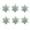 2D Snowflake-6PCS, variant on chaungfeng 3PC Snowflake Sea Glass Friendship Decor - 3.15" Timeless Friendship Snowflake Keepsake - Green Pendant for Christmas Tree Hanging Ornaments, Sea Glass Art for Best Friends