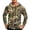 Y7-Bronze, variant on Camo Hoodie for Men Long Sleeve Maple Leaf Print Hoodie with Pockets Drawstring Hooded Sweatshirt Athletic Workout Fall Winter Fishing Hunting Casual Clothing,Camel L