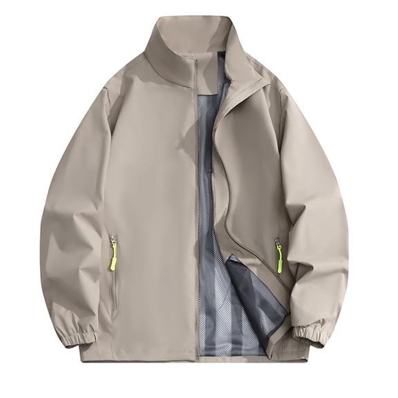 Hvyesh Women Rain Jacket Plus Size Lightweight Waterproof Raincoat Casual Full Zip Long Sleeve Jackets with Hood Cycling Bike Jacket