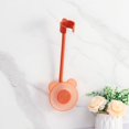 thumbnail image 6 of Household Wall Mounted Adhesive Bathroom Shower Stand Hair Dryer Rack Washroom Storage Holder Hairdryer Organizer Shelf ORANGE, 6 of 8