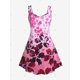 thumbnail image 2 of Vestido Talla Extra Sin Mangas Pequeña Estampado Floral Rosegal Vestidos casuales de talla grande, 2 of 5