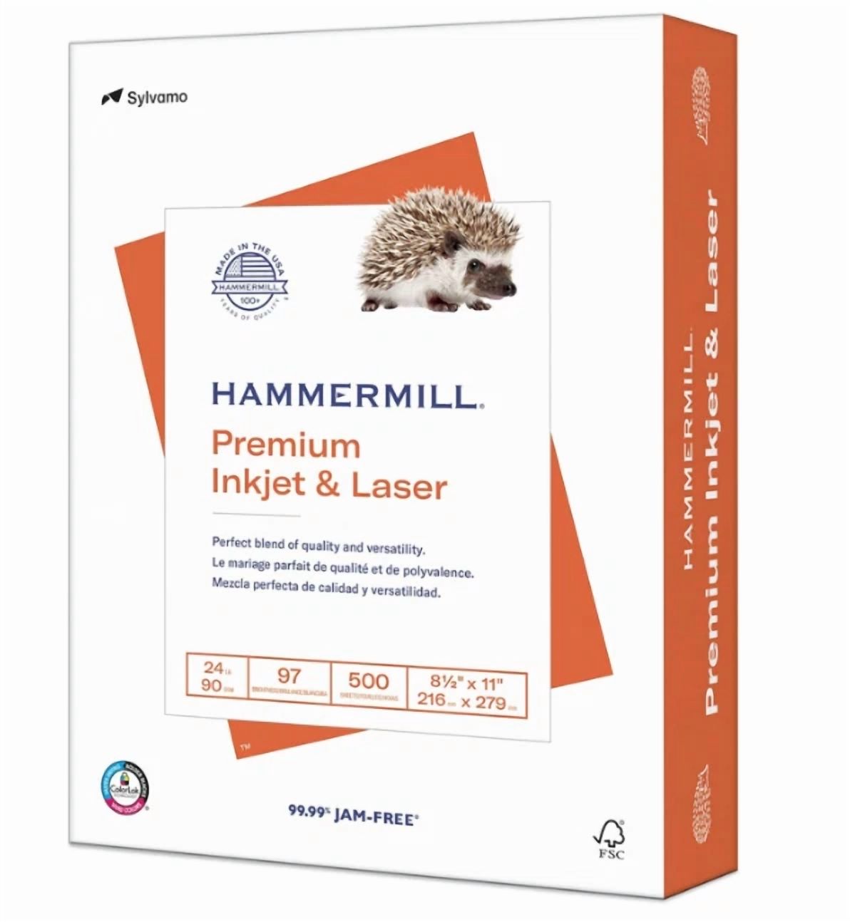 BUTTERFLY- Hammermill Printer Paper, Premium Inkjet & Laser Paper 24 Lb, 8.5 X 11 - 1 Re...