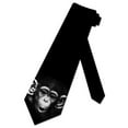 thumbnail image 2 of Chimpanzee Ties Mens Animal Monkey Necktie by Three Rooker, 2 of 4