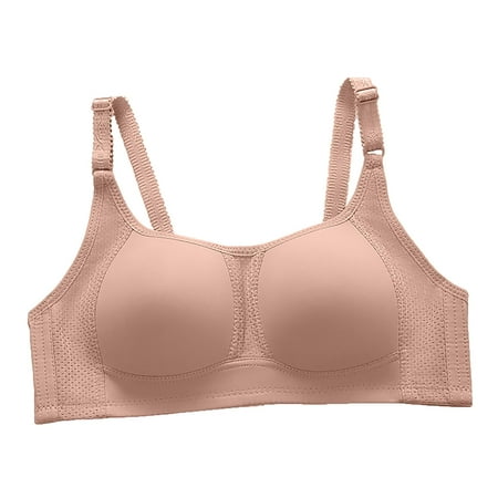 

COBKK Womens Comfy Bras Everyday Bras Woman s Solid Color Comfortable Hollow Out Perspective Bra Underwear No Rims Womens Dressy Bras Beige Dressy Casual Daily Fitting Home Wear Comfy Bra Underwear