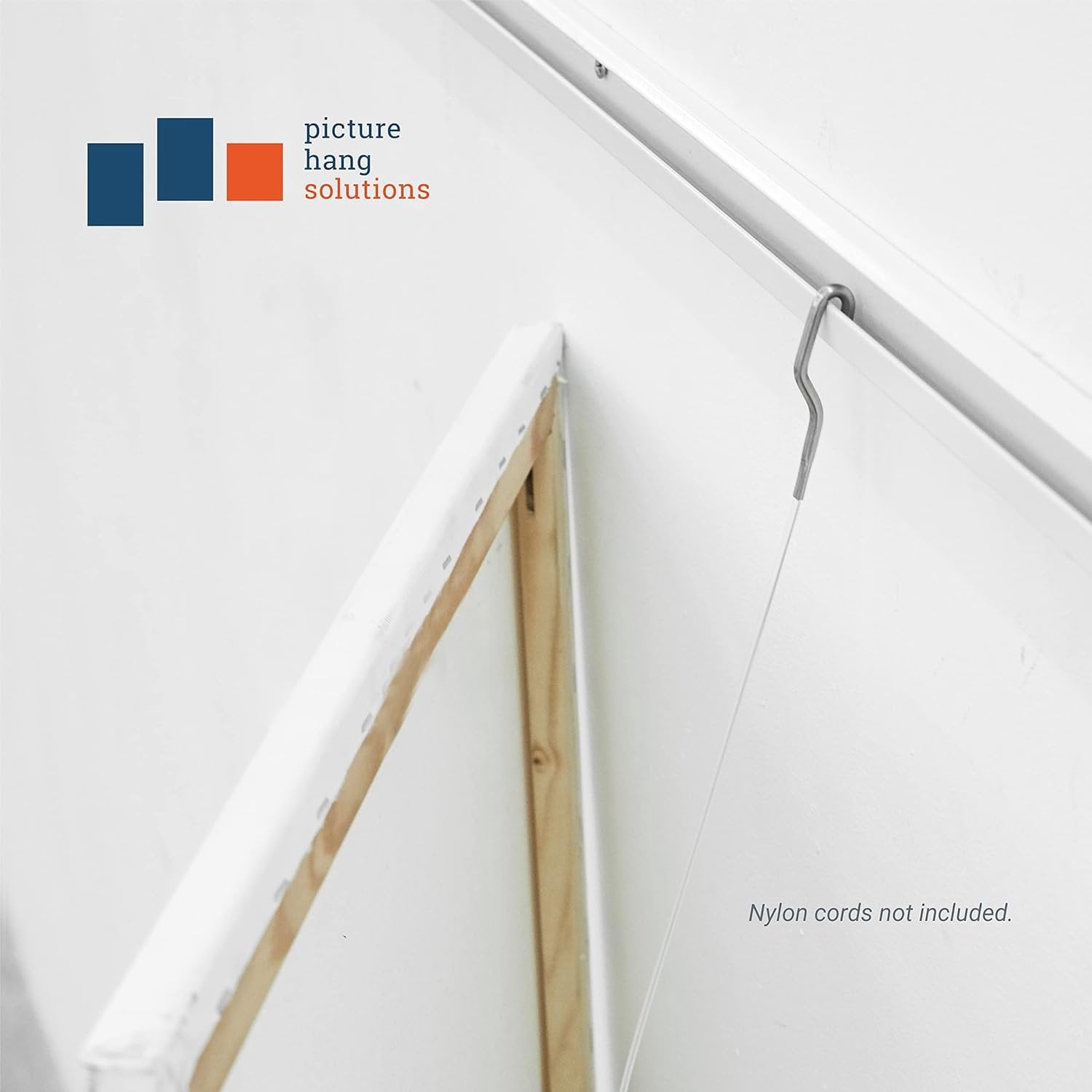 Picture Hang Solutions - 154-lb Capacity Wall Track - 79-Inch Picture Rail - Gallery Hanging Systems