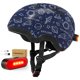 thumbnail image 1 of Casco de bicicleta MOUNTALK para niños con luz ajustable para niños de 3 a 8 años Galaxy S, 1 of 5