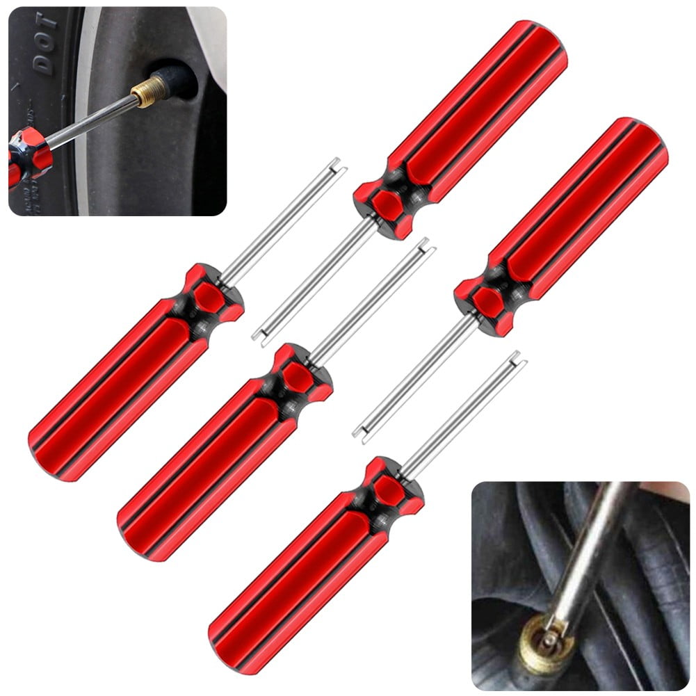 5× Tyre Valve Core Remover Screwdriver Tire Repair Tool For Car Bicycle