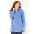 thumbnail image 4 of Catherines Women's Plus Size Suprema Studio Half-Zip Grommet Pullover, 4 of 5