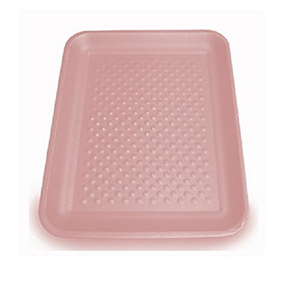 CKF 4SP, #4S Pink Foam Meat Trays, Disposable Standart Supermarket Meat ...