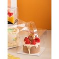 thumbnail image 5 of 5pcs Clear Portable Cake Packaging Box, 5 of 5