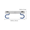 thumbnail image 6 of Monyance Wall-mounted S-type Mop Hook Broom Organizer Holder Wall Mop Hanger Gripper Hanging Garage Hook Rack Utensil Umbrella Mount Tool Rakes Mops(9.45X3.54X0.79Inches), 6 of 10