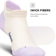 thumbnail image 5 of Feetures Elite Max Cushion No Show Tab Wave- Running Socks for Men & Women, Athletic Compression Socks, Moisture Wicking - Lilac Breeze , Large (1 Pair), 5 of 7