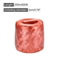 thumbnail image 2 of Uxcell Polyester Nylon Plastic Rope Twine Household Bundled for Packing ,250m Red 2 pack, 2 of 6