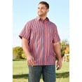 thumbnail image 4 of KingSize Men's Big & Tall Wrinkle-Resistant Short Sleeve Button Down, 4 of 4