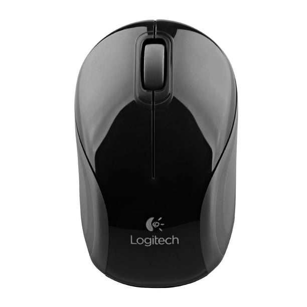 Mouse Inalámbrico Logitech M187 Mini Ambidiestro Negro