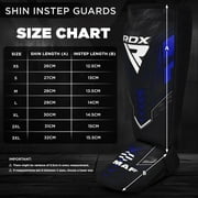 RDX IMMAF Approved Shin Guards, Competition Level Neoprene Shin Pads for Sparring and Grappling, MMA Muay Thai Kickboxing Training, Professional Shin Insteps Protection, Men Women