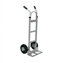 Vestil Manufacturing DHHT-500A 500 lbs Aluminum Dual Handle Hand Truck with Pneumatic Wheels, 19.5 x 19 x 51.25