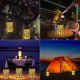 thumbnail image 5 of Luz de jardín solar con diseño de estrella hueca tipo B, farol exterior colgante, luz decorativa LED para jardín, delicada decoración para patio, 5 of 6
