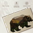 thumbnail image 6 of Elephant Stock North American Brown Bear Wall Art - Horizontal Canvas Wall Art - Living Room Wall Decor - Animal Canvas - Brown And Green Decor By Davies Babies - 12" x 8", 6 of 8