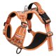 thumbnail image 2 of Arnés para perros HEELE sin tirones, ajustable, acolchado, naranja M, 2 of 5
