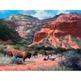 thumbnail image 3 of Sorenson, Jack 24x19 Black Modern Framed Museum Art Print Titled - Caprock Canyon, 3 of 5