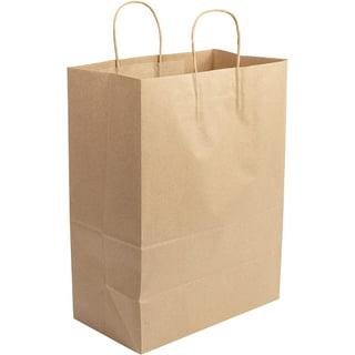 Hoement 20Pcs Fruit and vegetable kraft paper bag kraft shopping bag lunch  bags brown bags bread bags kraft paper gerocery bag brown paper bag